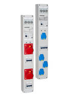 Power Socket - System Rails 63A, 400VAC, for Cable and Construction Site Temporary Supply Distribution Cabinets